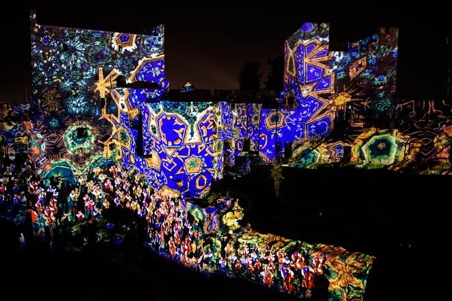 KING DAVID: SPETTACOLO DELLE LUCI ALLA TORRE DI DAVID