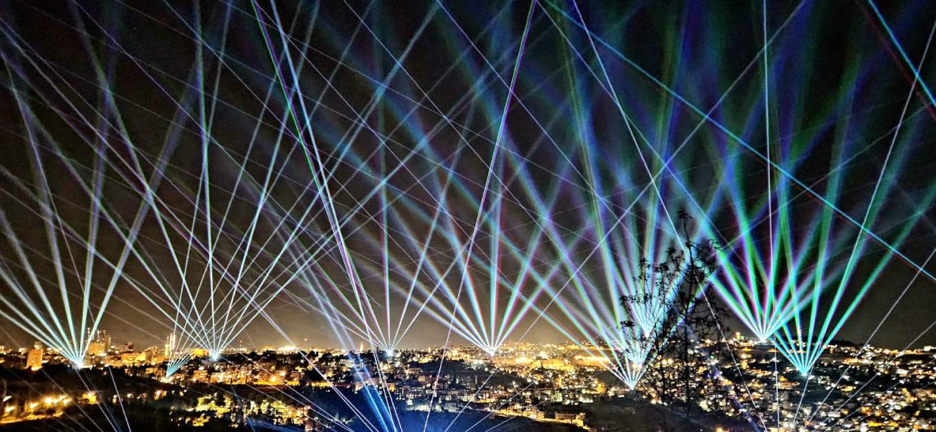  High LIGHT JLM: un espectáculo en el cielo de Jerusalén