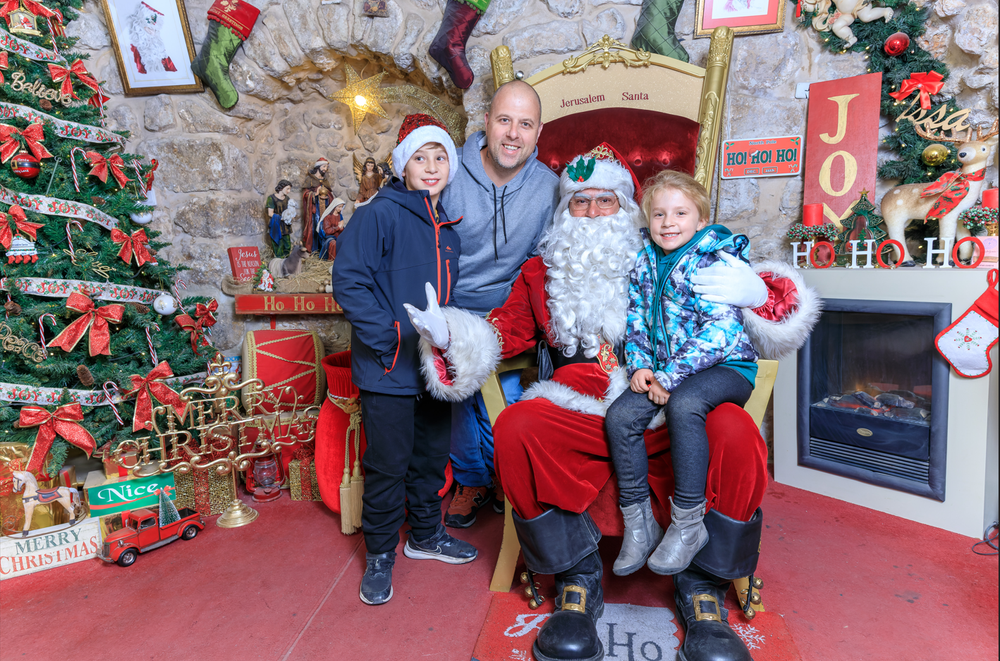 Ho Ho Ho! Welcome to Santa's House in the Holy Land