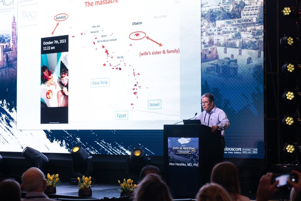 צילום של הכנס השנתי של האיגוד הישראלי לאלרגיה ואימונולוגיה קלינית