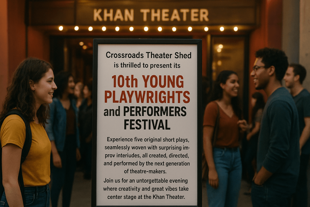 צילום של פסטיבל תיאטרון למחזאים ושחקנים צעירים