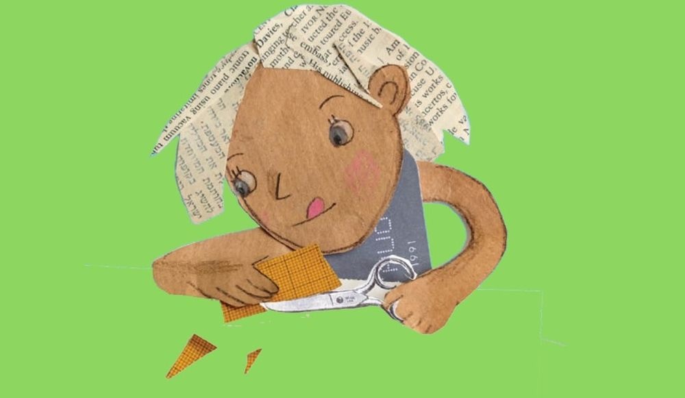 צילום של סדנת אמנות מהספרים בבית אבי חי