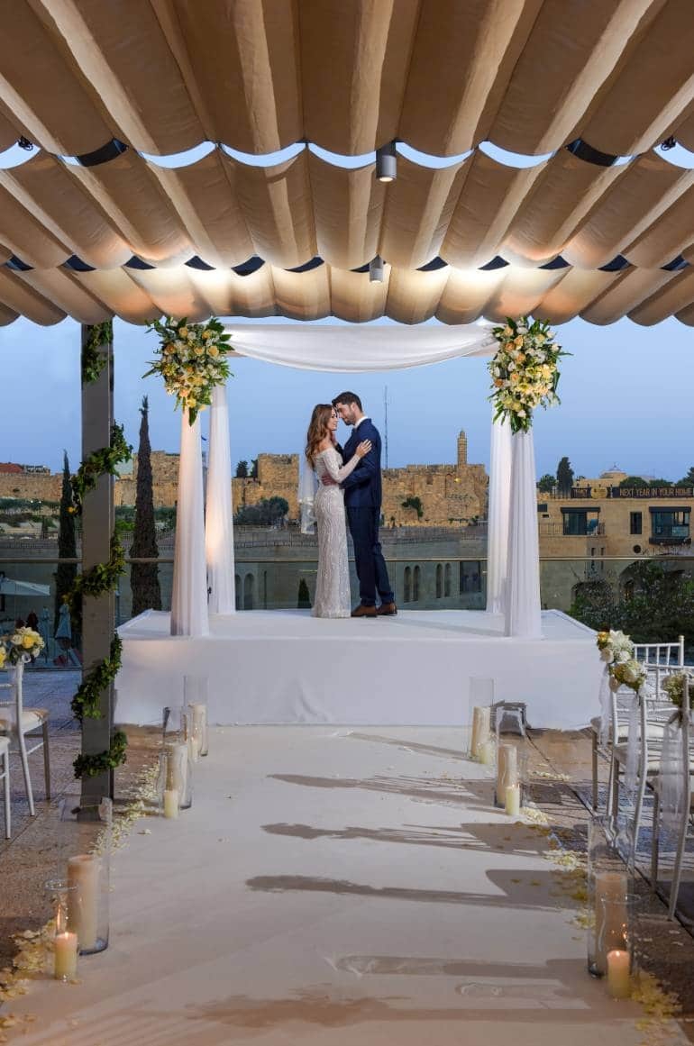 צילום של ארגון אירועים פרטיים ועסקיים במלון מצודת דוד