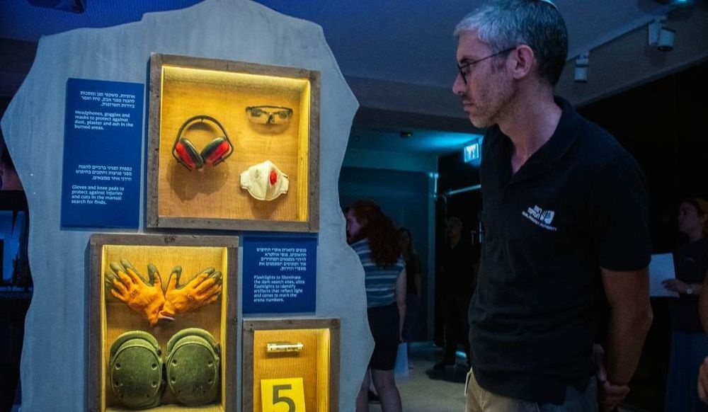 צילום של סיור תקומה מן האפר בקריה הלאומית לארכאולוגיה