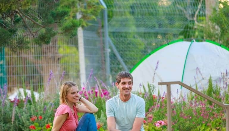 photo of Family camping experience in the peace forest in Jerusalem