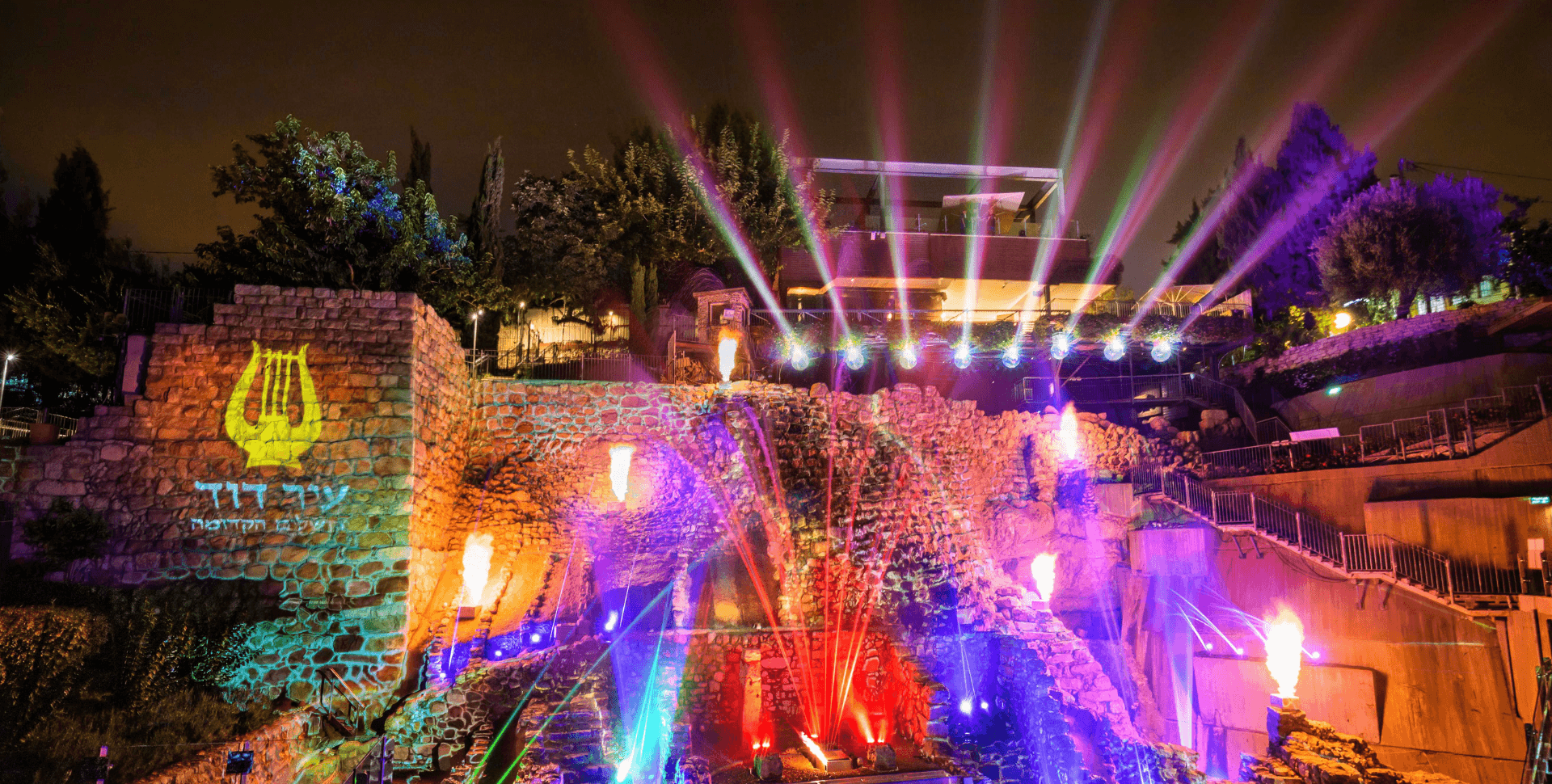 Enjoy the Night Show at the City of David