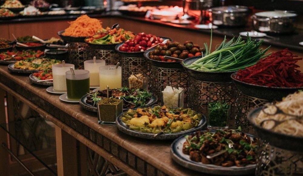 צילום של ארוחת בוקר במסעדת הפאלאס במלון וולדורף אסטוריה