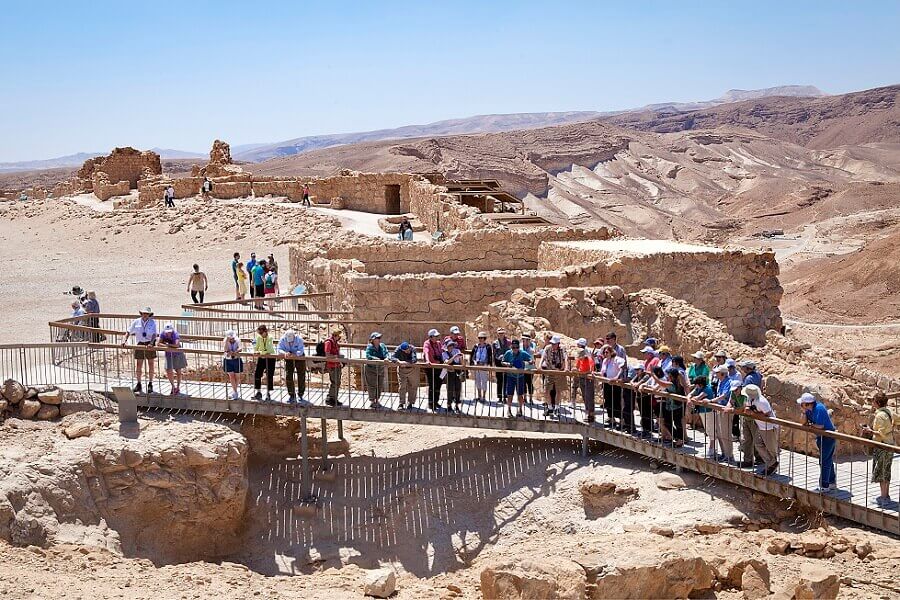 Stunning views await you at the Masada & Dead Sea tour (Photo courtesy of Bein Harim)