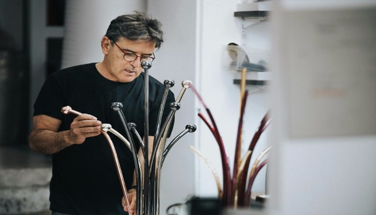photo of Luxury Judaica, Art and Jewelry: Meet the Artist Avi Luvaton