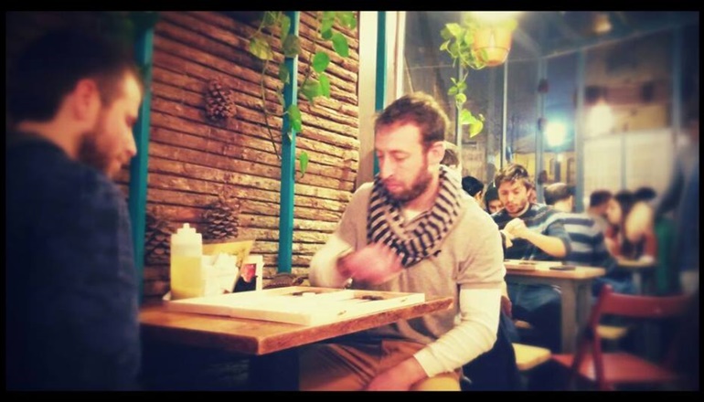 צילום של החומוס של טחינה