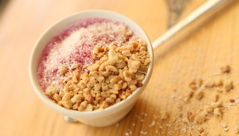 צילום של החומוס של טחינה