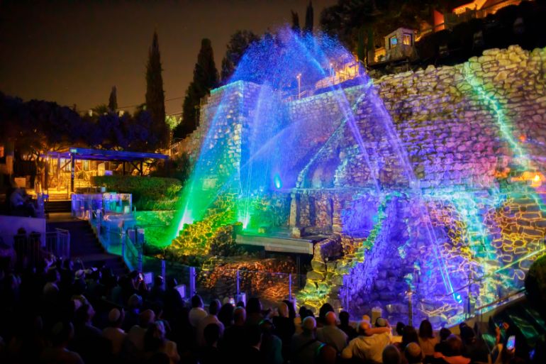 צילום של הללויה אש ומים – מופע הלילה של עיר דוד