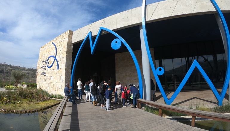 Visiting the Israel Aquarium (Photo: Shlomi Cohen).