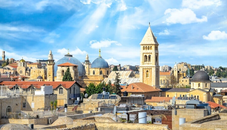 The ancient charm of the Christian quarter in Jerusalem’s Old City is a wonder to behold! (Courtesy of Bein Harim Tours)