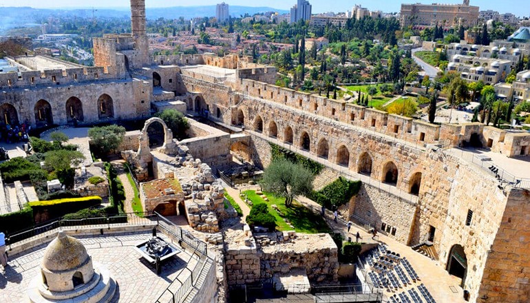 An expansive view above the City of David (Photo courtesy of Bein Harim)