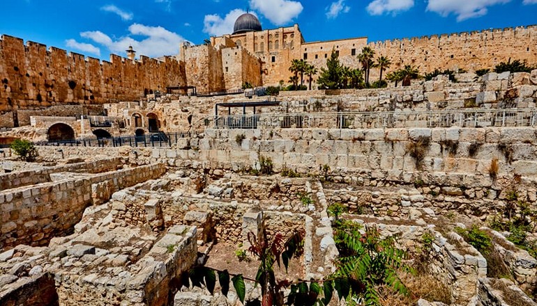 Explore the ancient excavations of the City of David (Photo courtesy of Bein Harim)