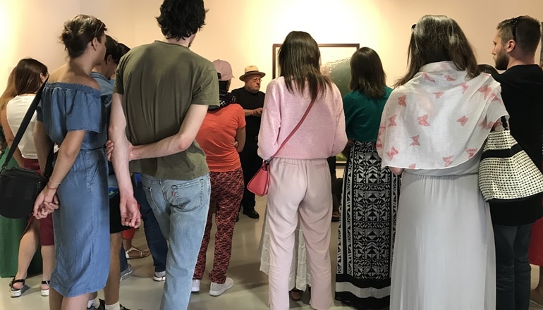 photo of A Tour of contemporary art at the Museum on the Seam