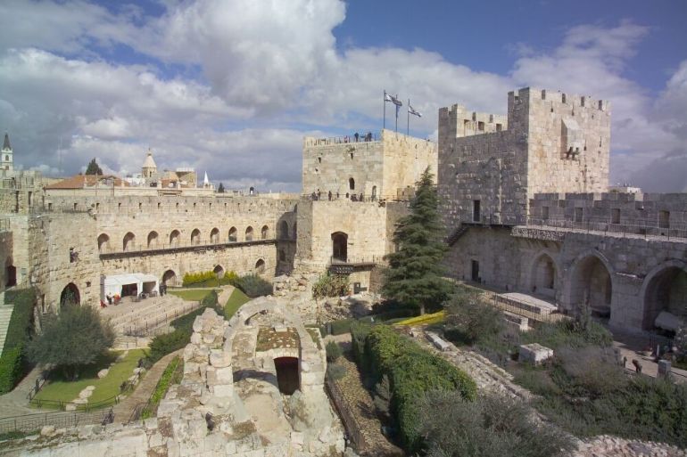 צילום של 360 מעלות מתצפית מגדל דוד